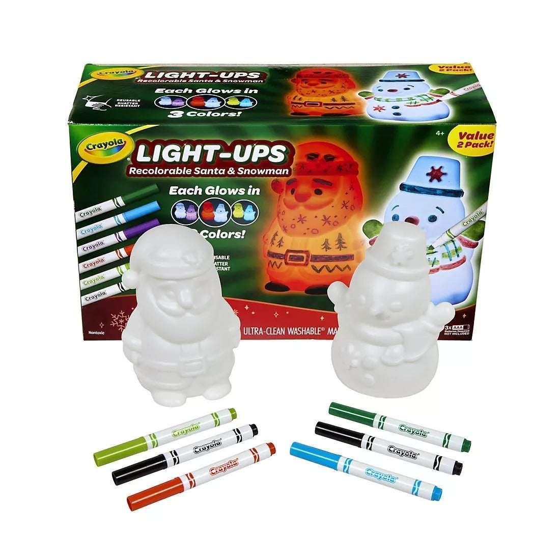Crayola Light-Ups, Santa/Snowman - Image 4