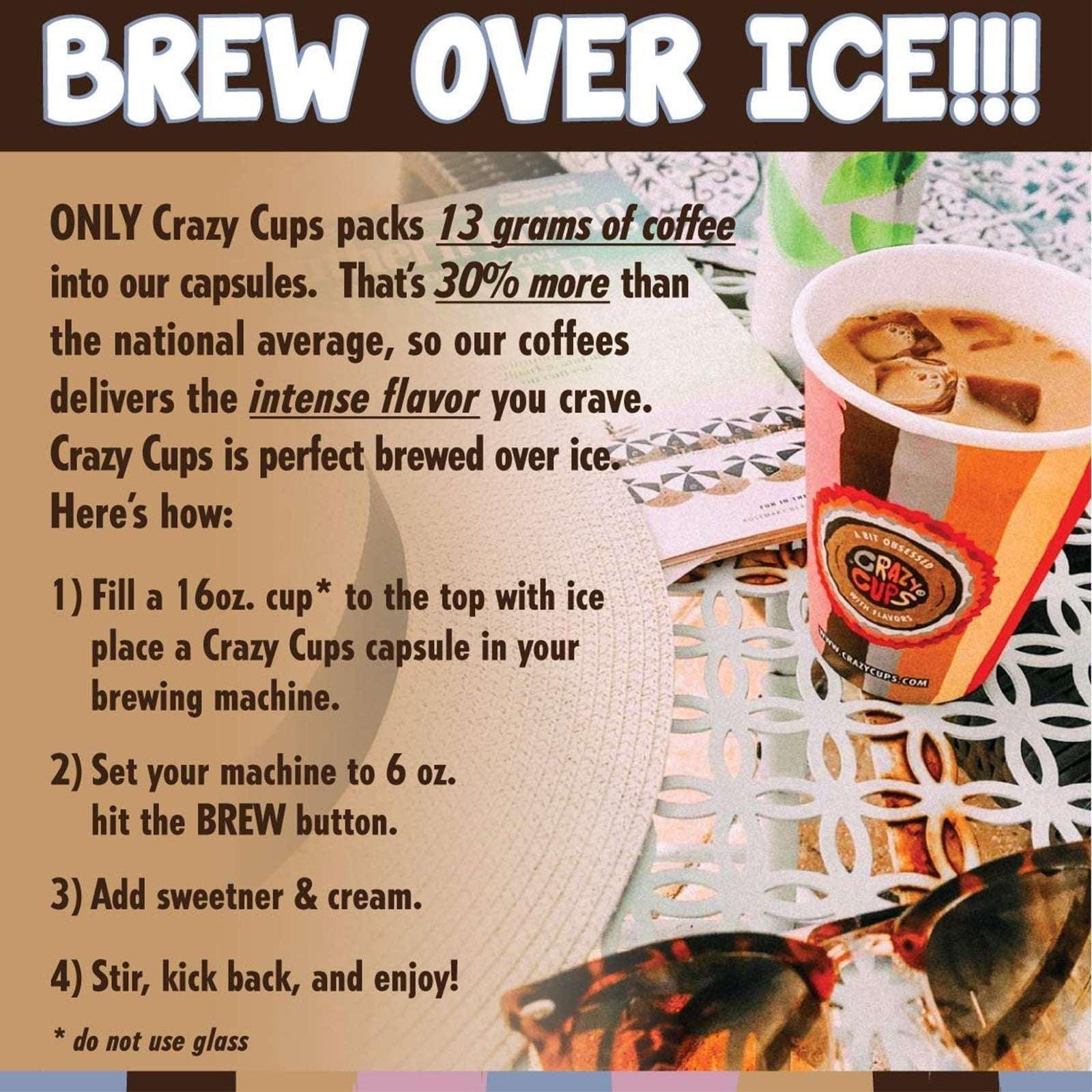 Crazy Cup Decaf Blueberry Cobbler Coffee Pods, in Recyclable Single Serve Cups For Keurig K Cups Machines, 22 Count - Image 5