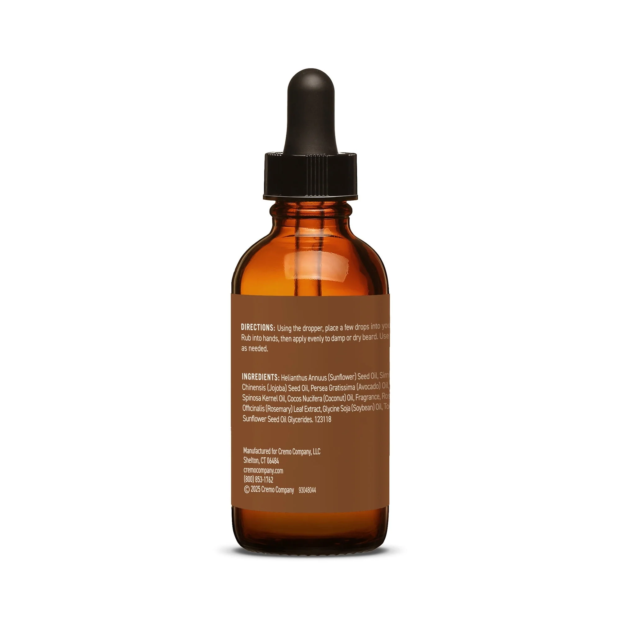 Cremo Beard Oil, Bourbon Vanilla Scent, 1 fl oz, Moisturizes & Softens Beards - Image 7