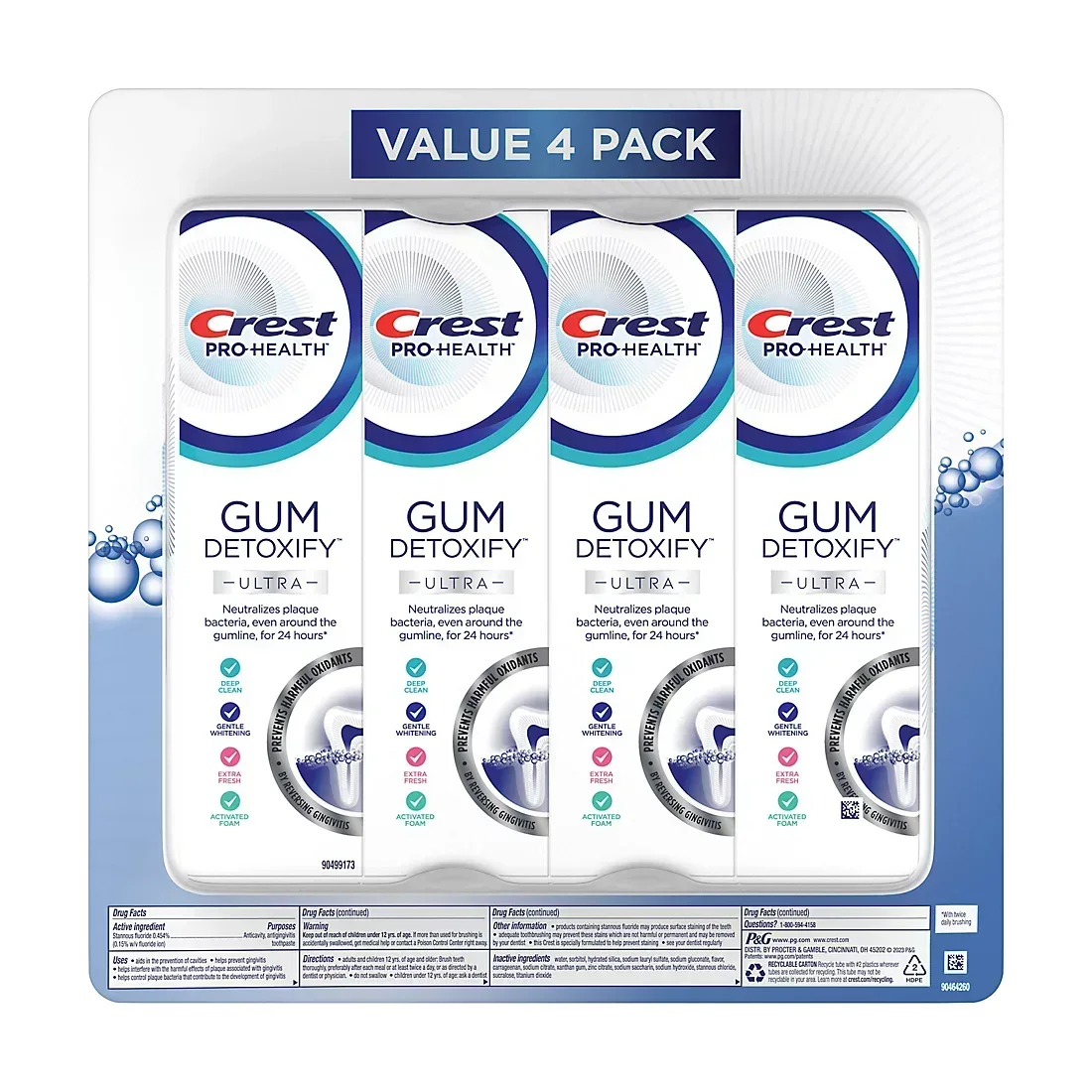 Crest Gum Detoxify Ultra Toothpaste, 4 pk./4.7 oz. - Image 2