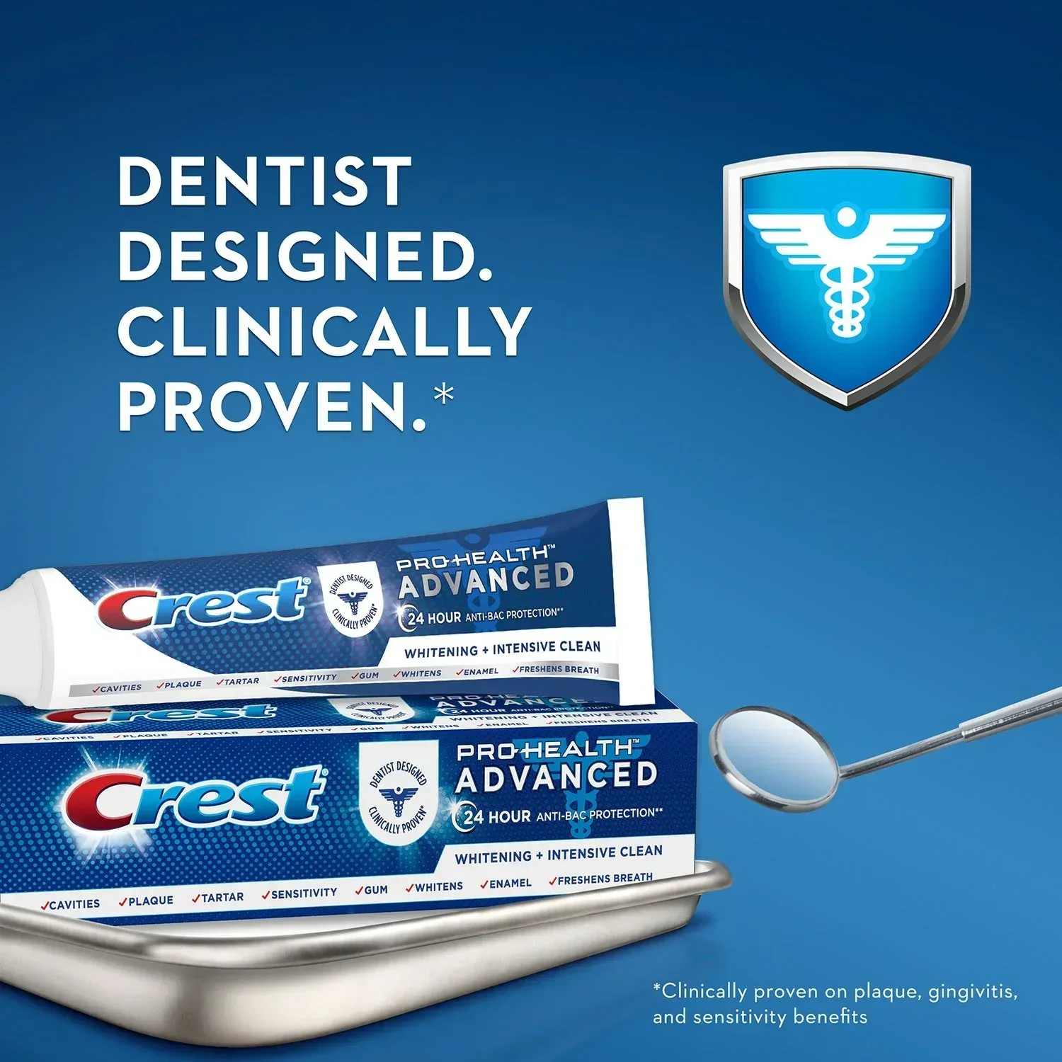 Crest Pro-Health Advanced Whitening + Intensive Clean Toothpaste, 5.8 oz., 5 pk. - Image 4