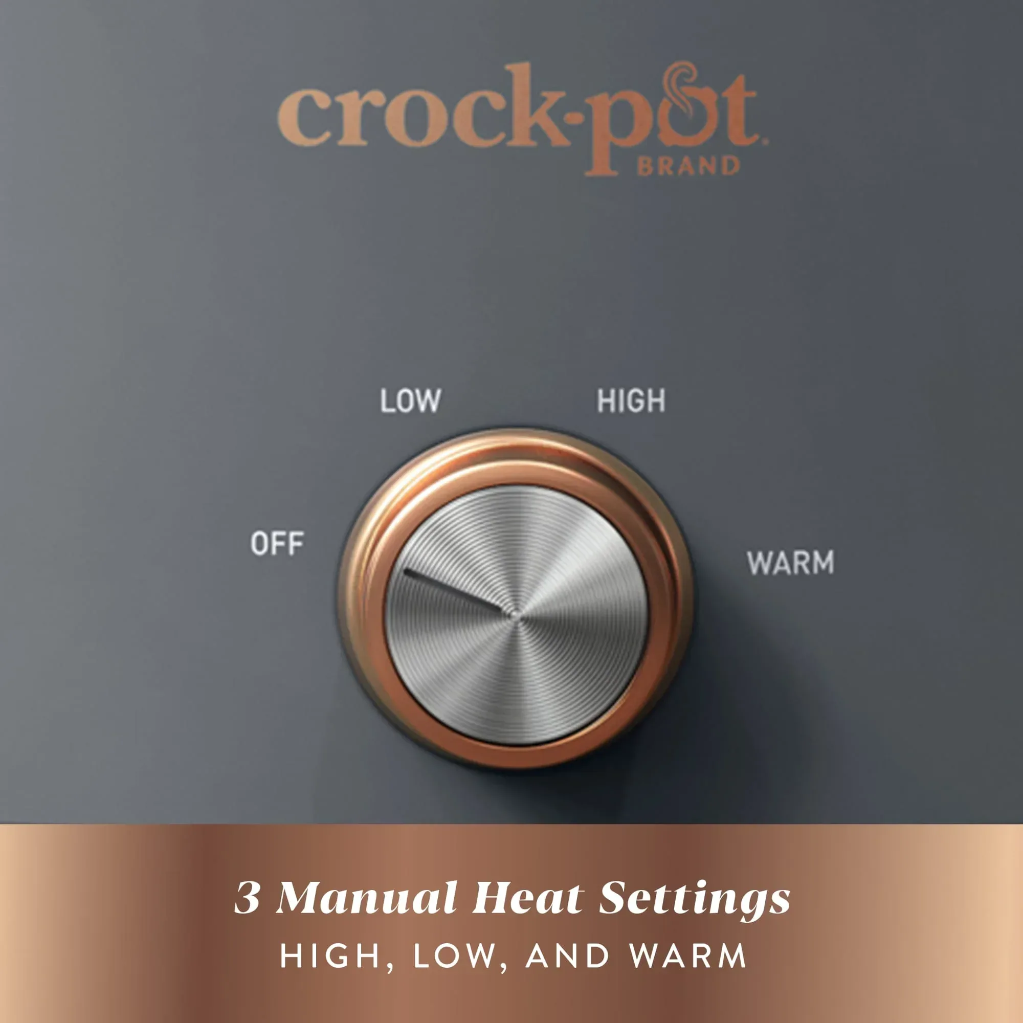 Crock-Pot® 7-Quart Classic Manual Slow Cooker, 3 Heat Settings - Image 2