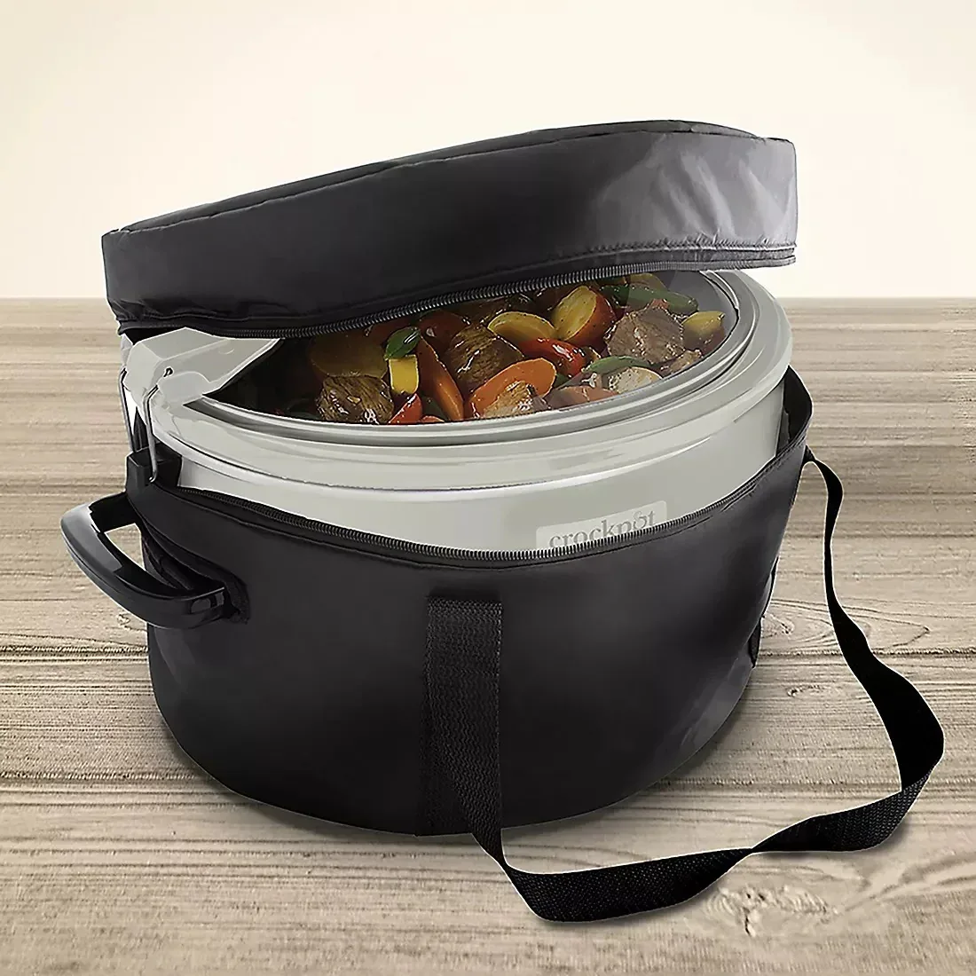 Crock-Pot 7-Qt. Cook & Carry Programmable Slow Cooker with Carry Bag - Mushroom - Image 3