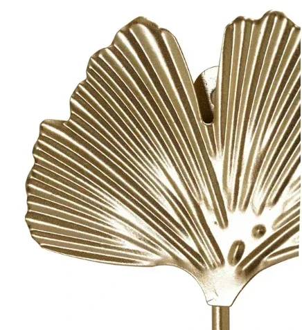 Crystal Art Gallery Indoor Gold Hook Leaf Size Farmhouse Decorative Figurine, Set of 3, 4"x 5" - Image 3
