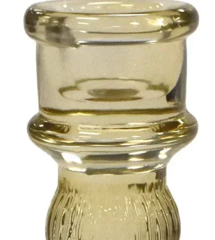 Crystal Art Gallery Traditional Glass Candle Stick Holder Set of 2, Neutrals - Image 3