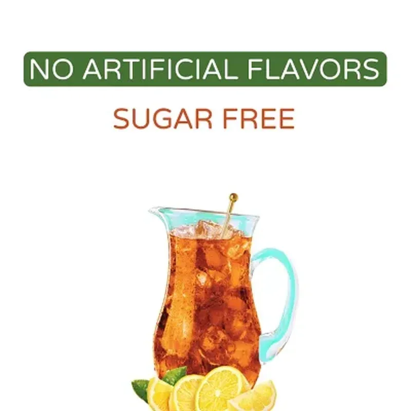 Crystal Light Lemon Iced Tea Naturally Flavored Powdered Drink Mix (16 Ct.) - Image 4