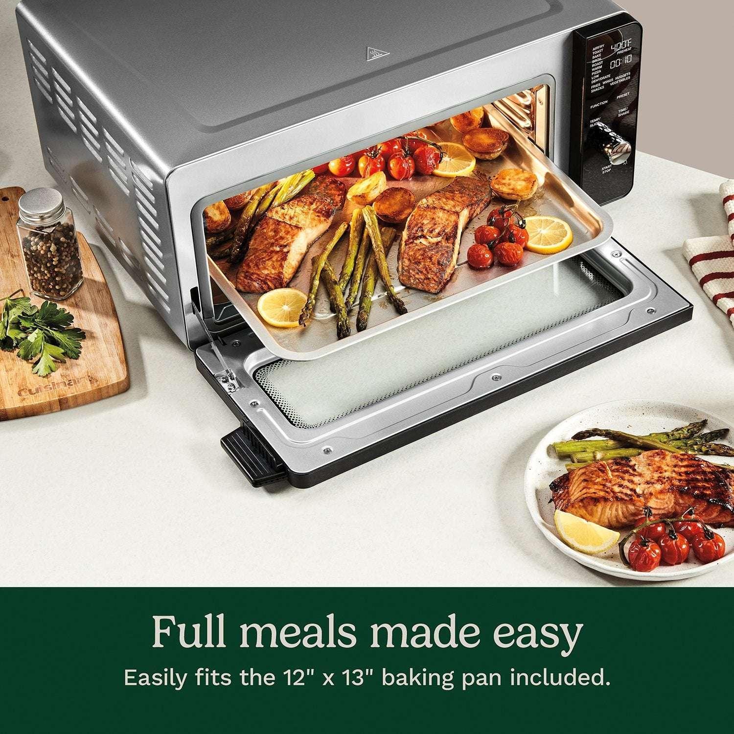 Cuisinart 14-in-1 Space-Saving Digital Air Fryer Oven with 2-in-1 9"x13" Pan - Image 3