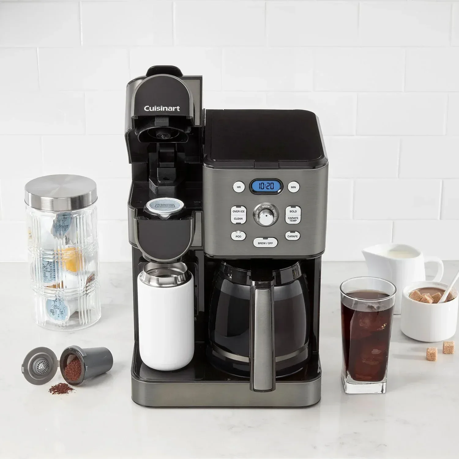 Cuisinart 2-in-1 Coffeemaker, 12 Cup Capacity, Single Serve, Hot or Iced - Image 12