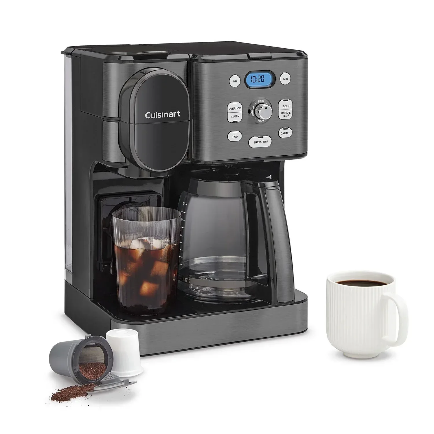 Cuisinart 2-in-1 Coffeemaker, 12 Cup Capacity, Single Serve, Hot or Iced - Image 14