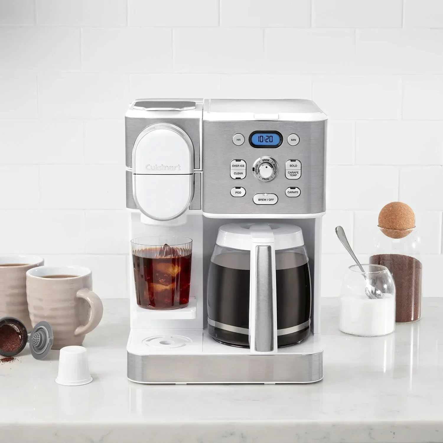 Cuisinart 2-in-1 Coffeemaker, 12 Cup Capacity, Single Serve, Hot or Iced - Image 20