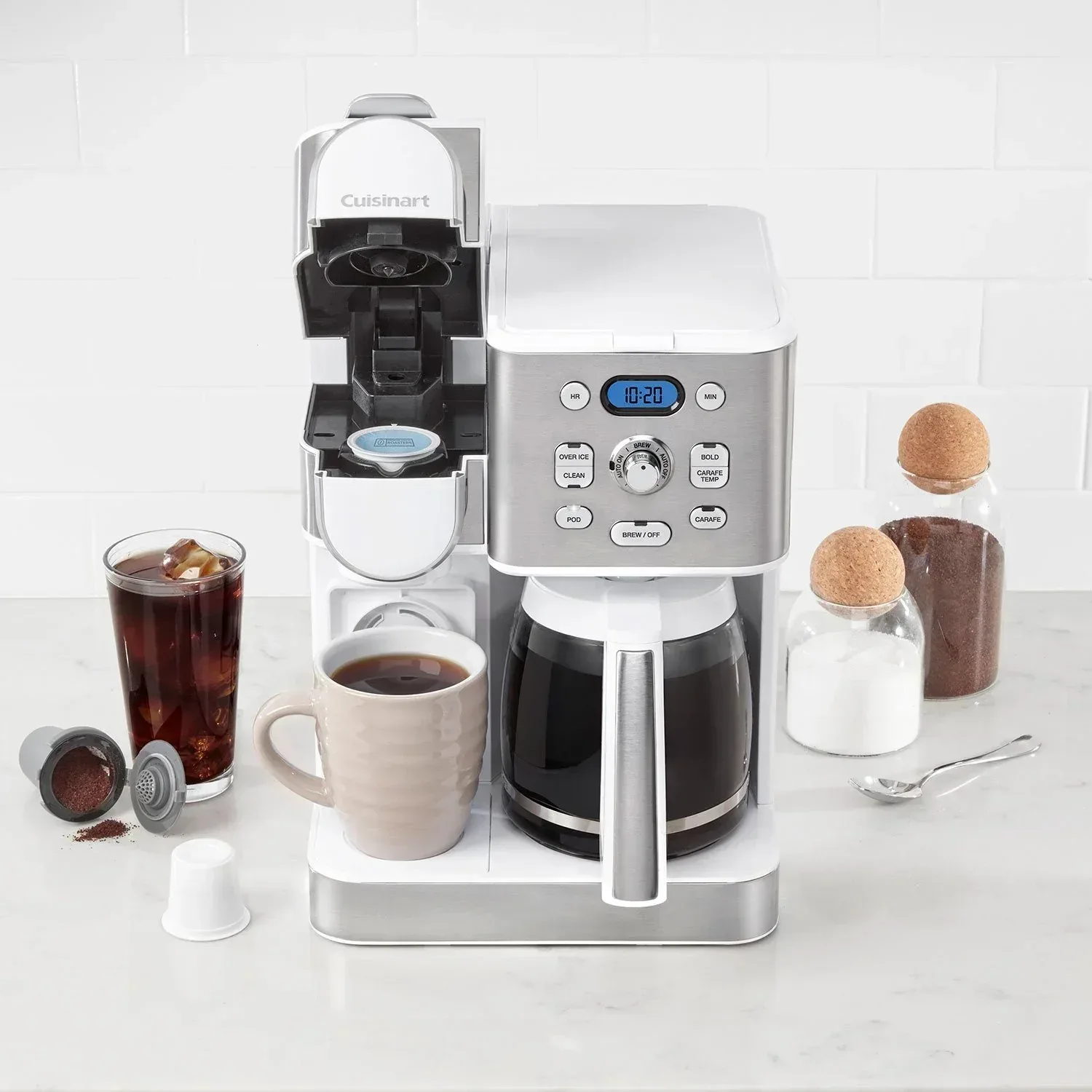 Cuisinart 2-in-1 Coffeemaker, 12 Cup Capacity, Single Serve, Hot or Iced - Image 21
