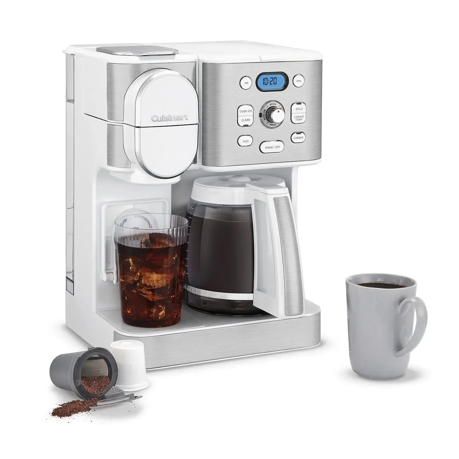 Cuisinart 2-in-1 Coffeemaker, 12 Cup Capacity, Single Serve, Hot or Iced - Image 22