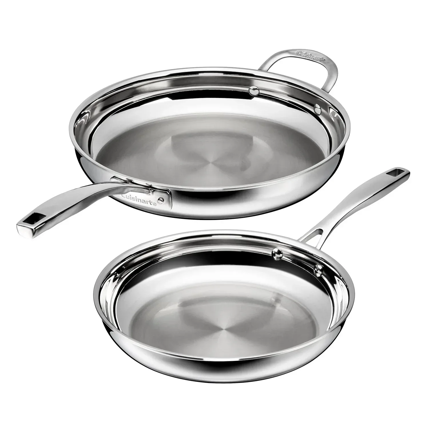 Cuisinart 2-Piece Premium Tri-Ply 10” & 12” Skillet Set