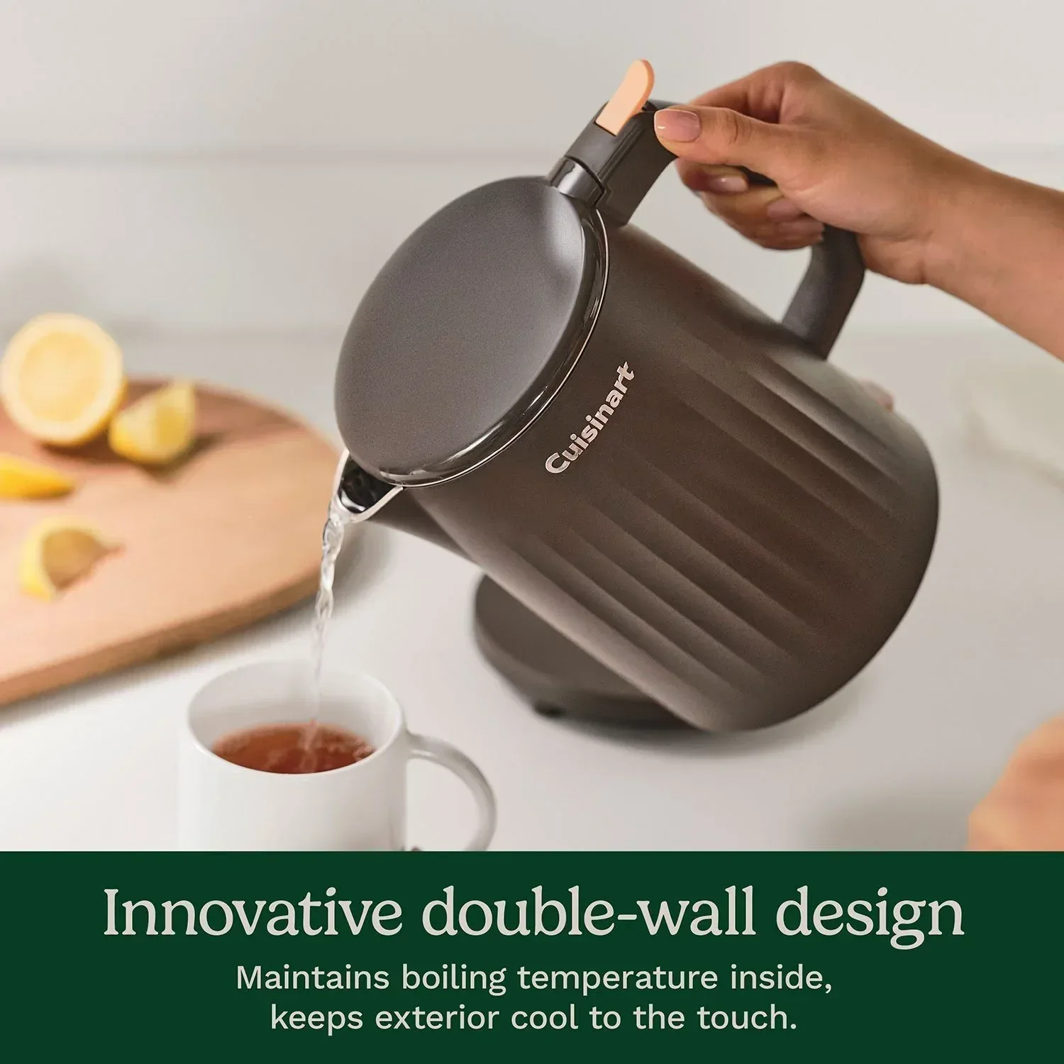 Cuisinart Soho 1-Liter Double-Wall Electric Kettle with Cord Storage - Image 13