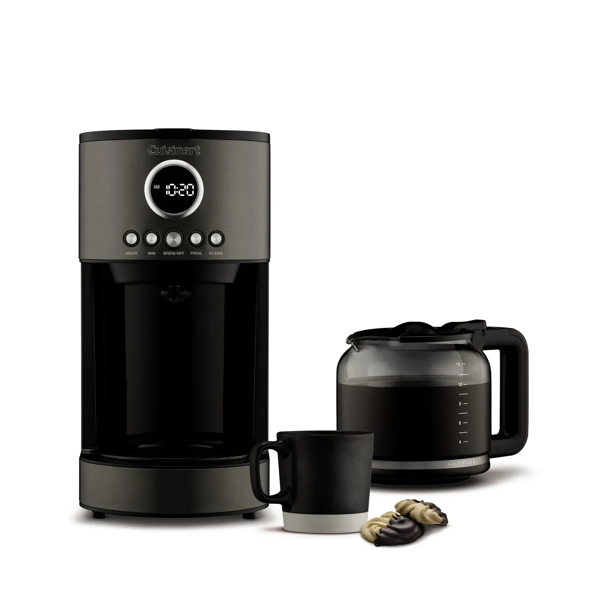 Cuisinart Stainless Steel 12-Cup Coffee Machine, Black - Image 2