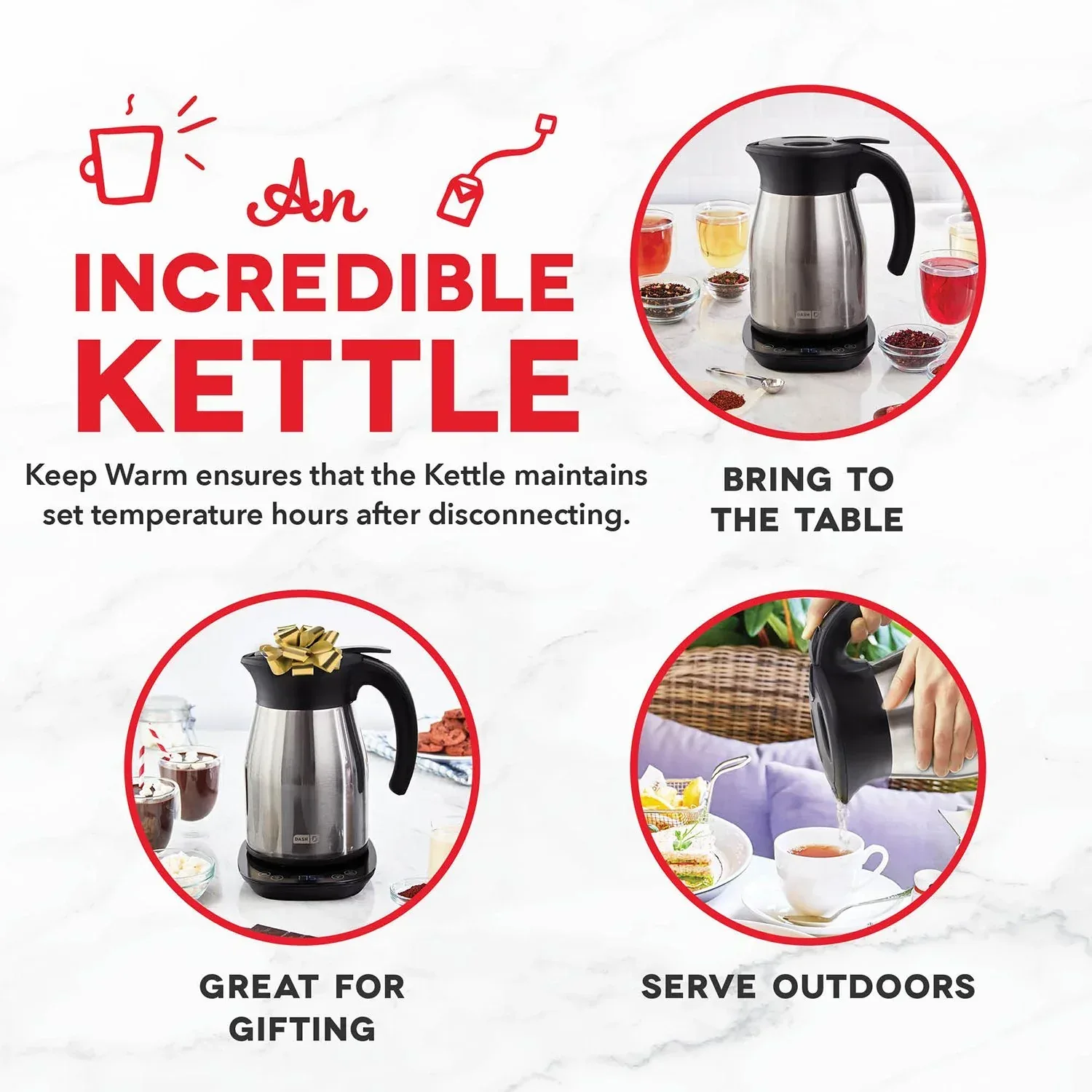 Dash 1.7L Insulated Electric Kettle - Image 8