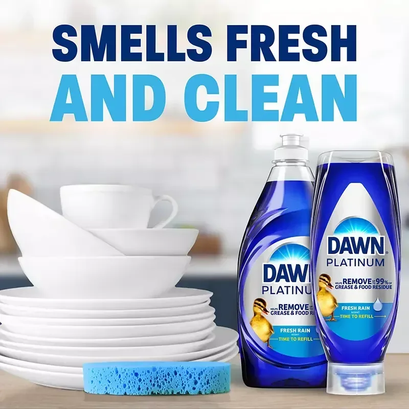 Dawn Platinum Bleach Alternative EZ-Squeeze Dish Soap - Clean Lemon, 3 pk./20.5 fl. oz. each - Image 7