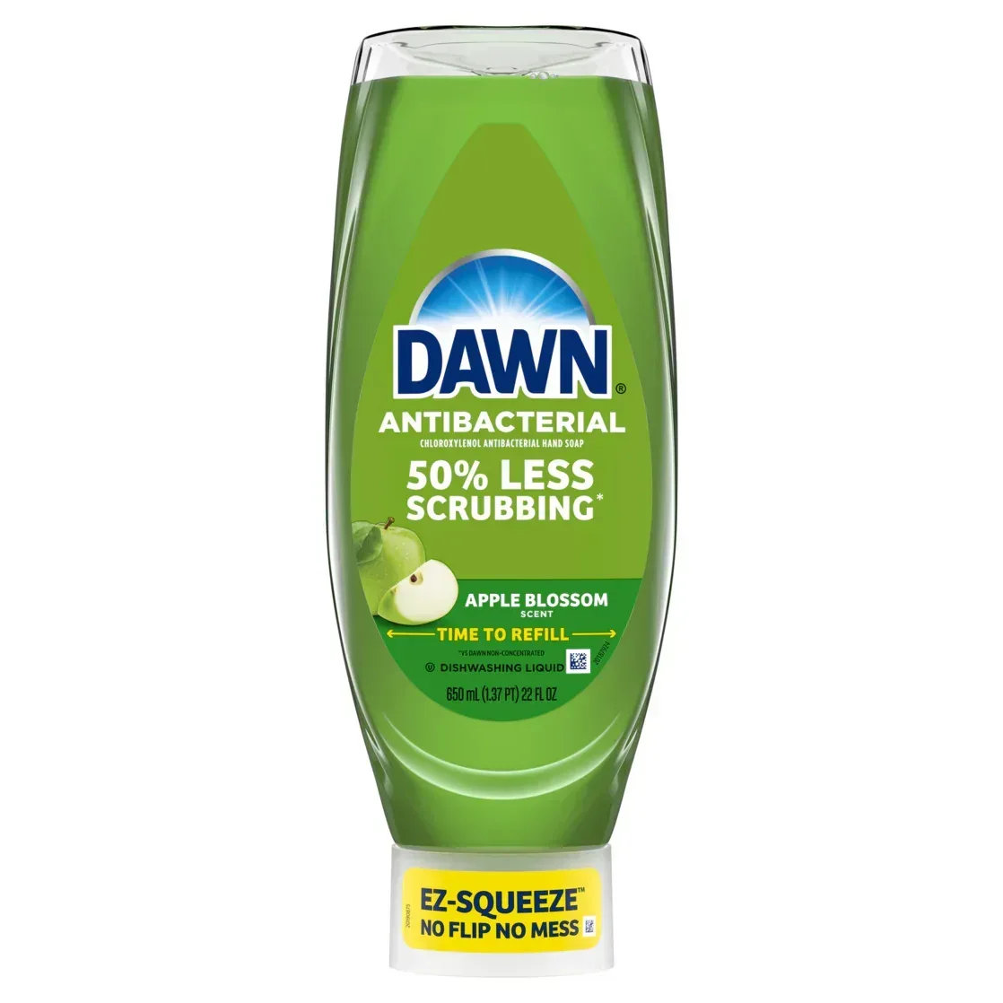 Dawn Ultra Antibacterial EZ-Squeeze Hand Soap, Apple Blossom, 6x22 fl oz - Image 7