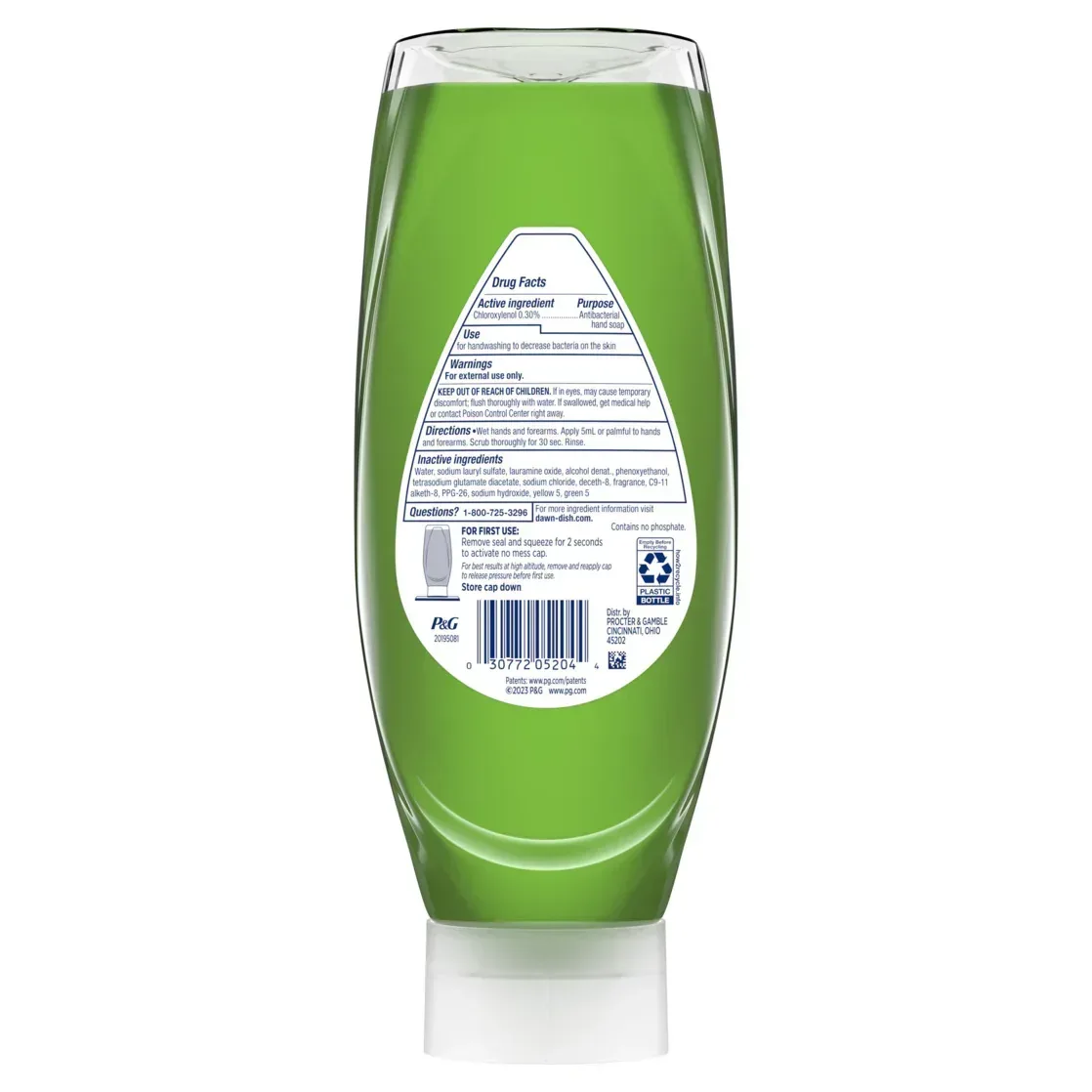 Dawn Ultra Antibacterial EZ-Squeeze Hand Soap, Apple Blossom, 6x22 fl oz - Image 8