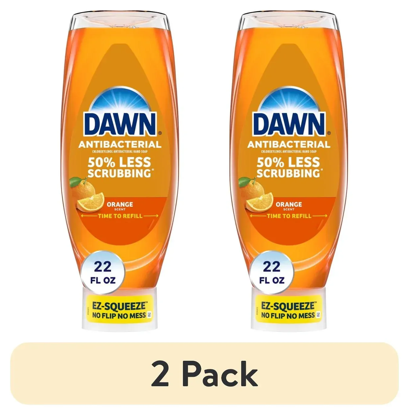 Dawn Ultra Antibacterial EZ-Squeeze Hand Soap, Orange Scent, 22 fl oz - Image 12