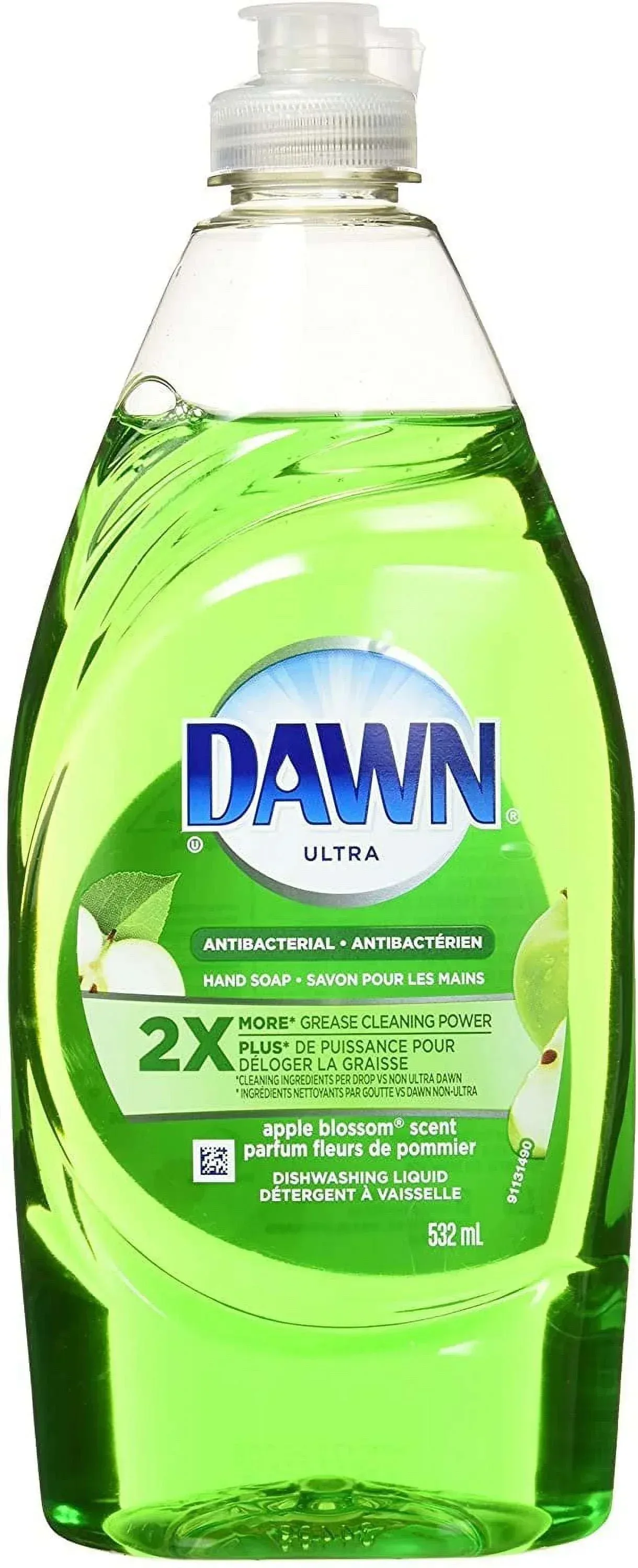 Dawn Ultra Antibacterial Liquid Hand Soap, Apple Blossom Scent, 70 fl oz