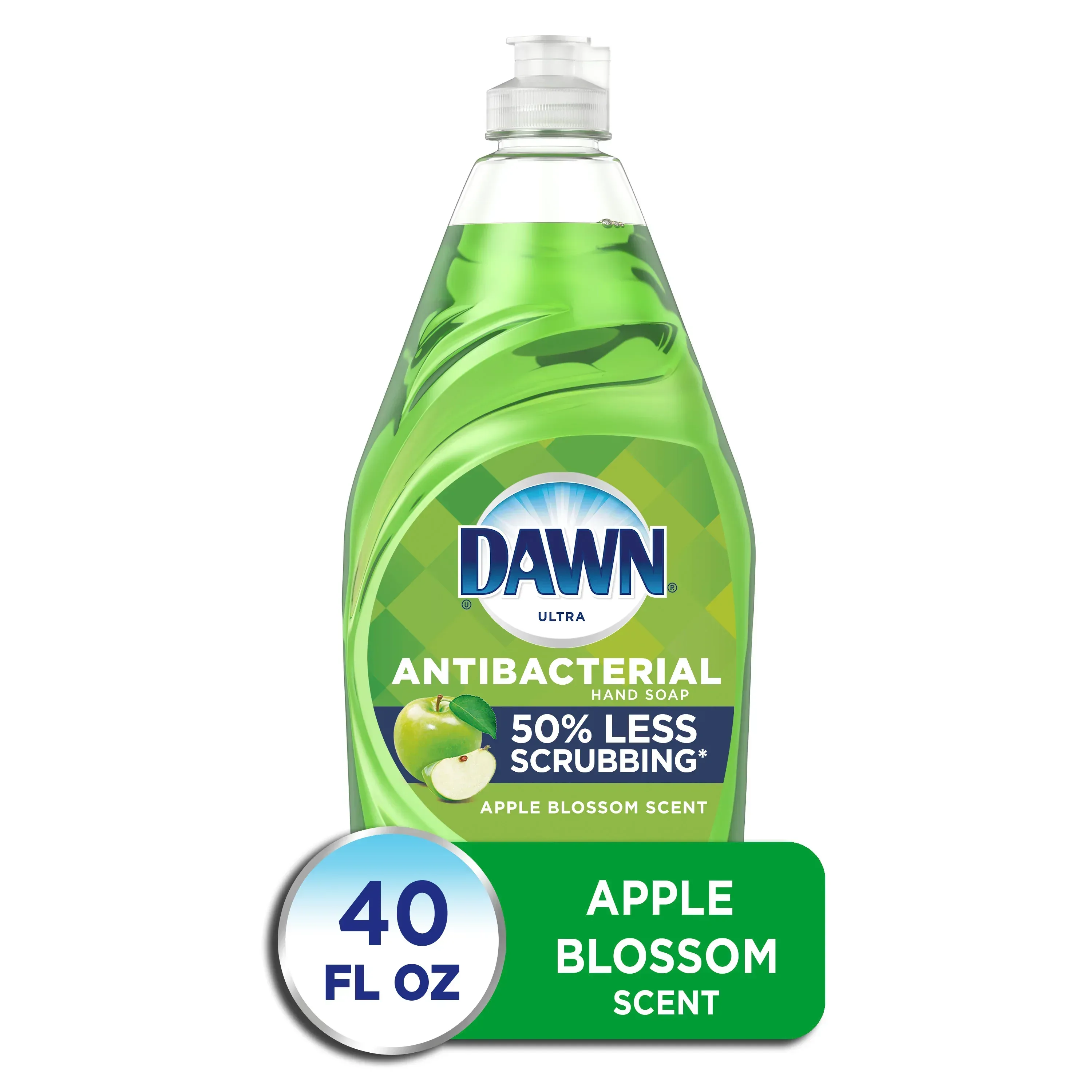 Dawn Ultra Antibacterial Liquid Hand Soap, Apple Blossom Scent, 70 fl oz - Image 12