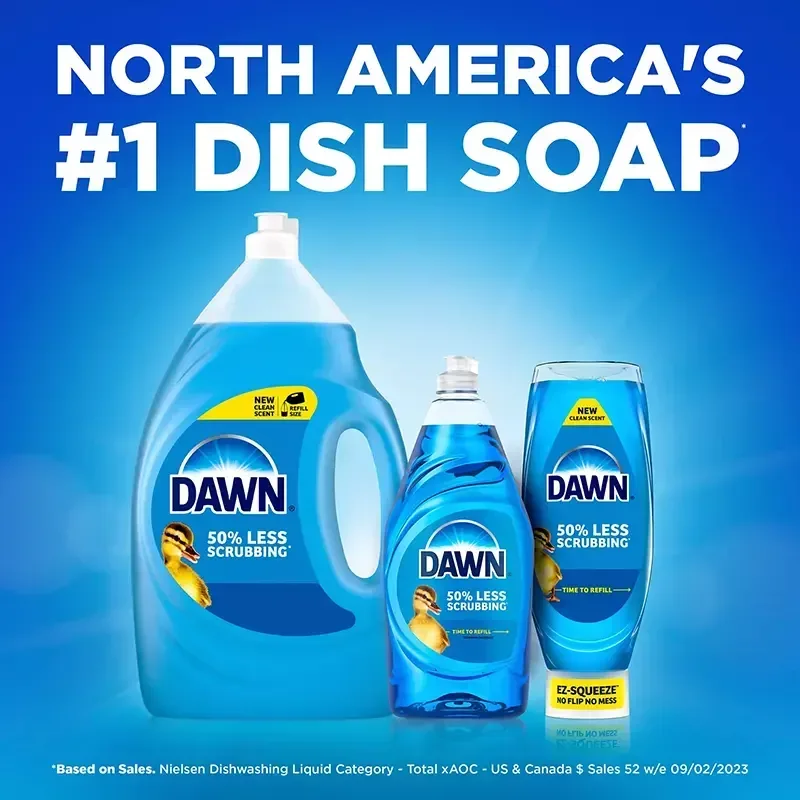 Dawn Ultra Dish Soap Dishwashing Liquid with Grease Removal - Original Scent, 90 oz. - Image 7
