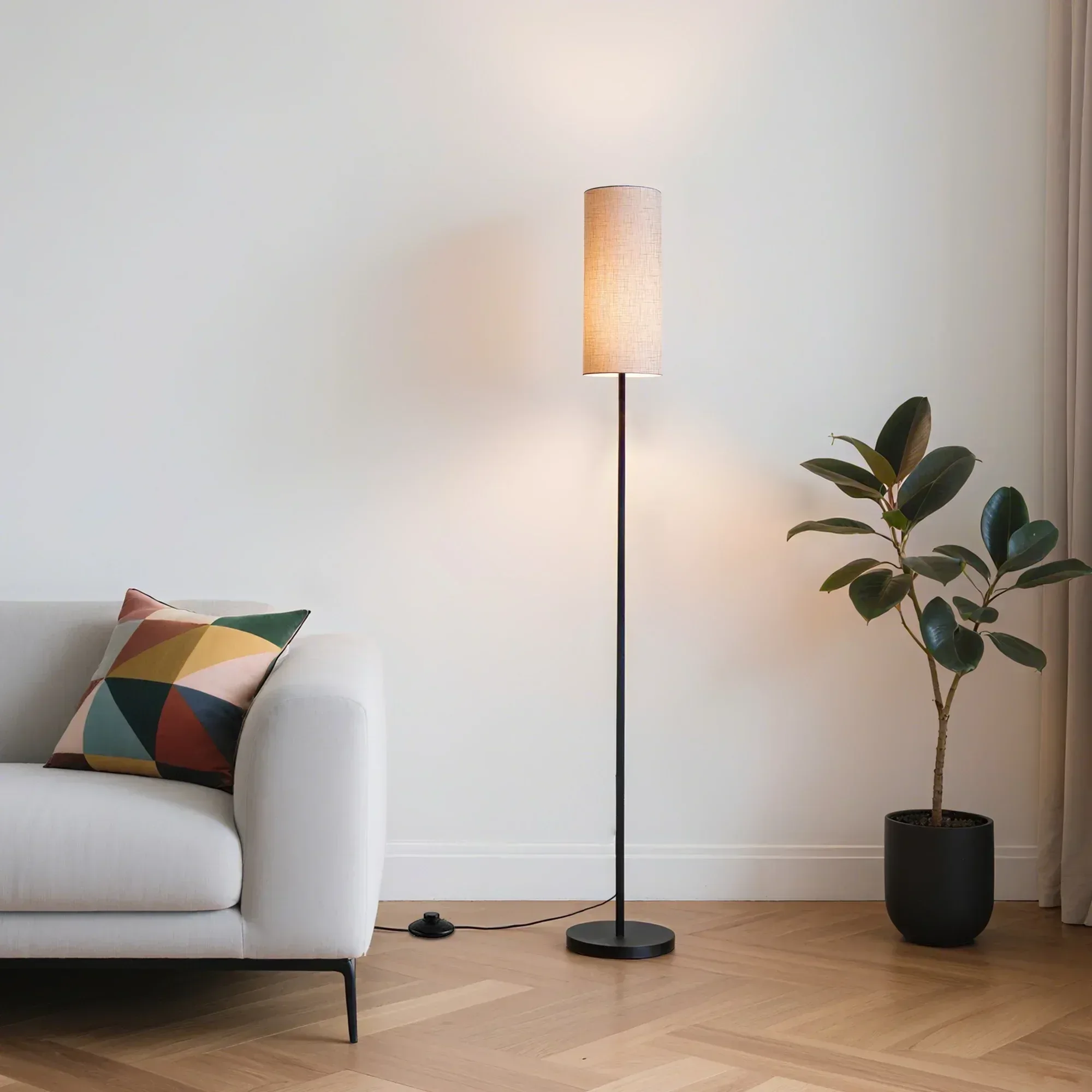 DAYBETTER LED Floor Lamp, with Remote Control, 3000K-6000K Stepless Dimming, 9W LED Bulbs, Standing Lamps for Living Room, Bedroom, Office - Image 7