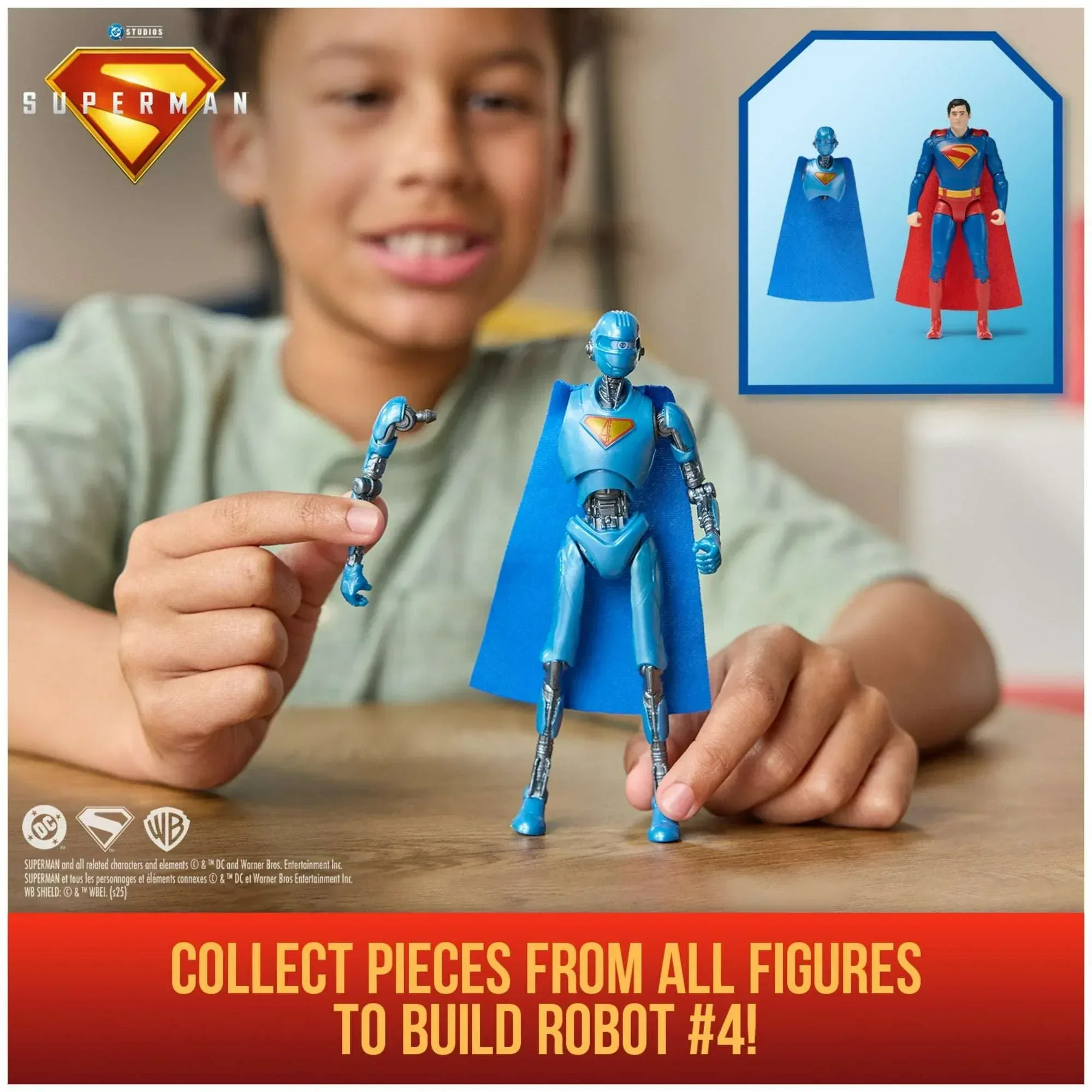 DC Comics SUPERMAN, Superman 6-inch Action Figure, for Ages 4 and up - Image 6