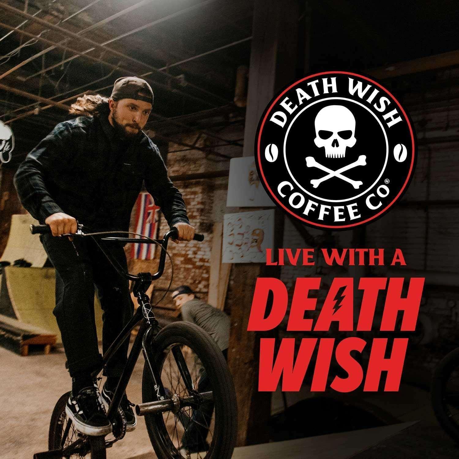 Death Wish Organic Dark Roast Ground Coffee, 34 oz. - Image 3