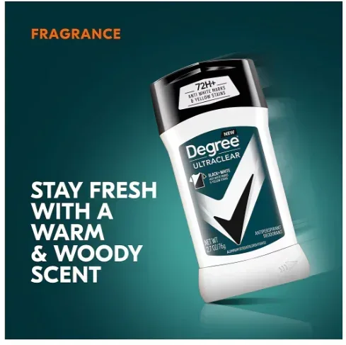 Degree Men UltraClear Antiperspirant Deodorant, 4 pk. - Image 2