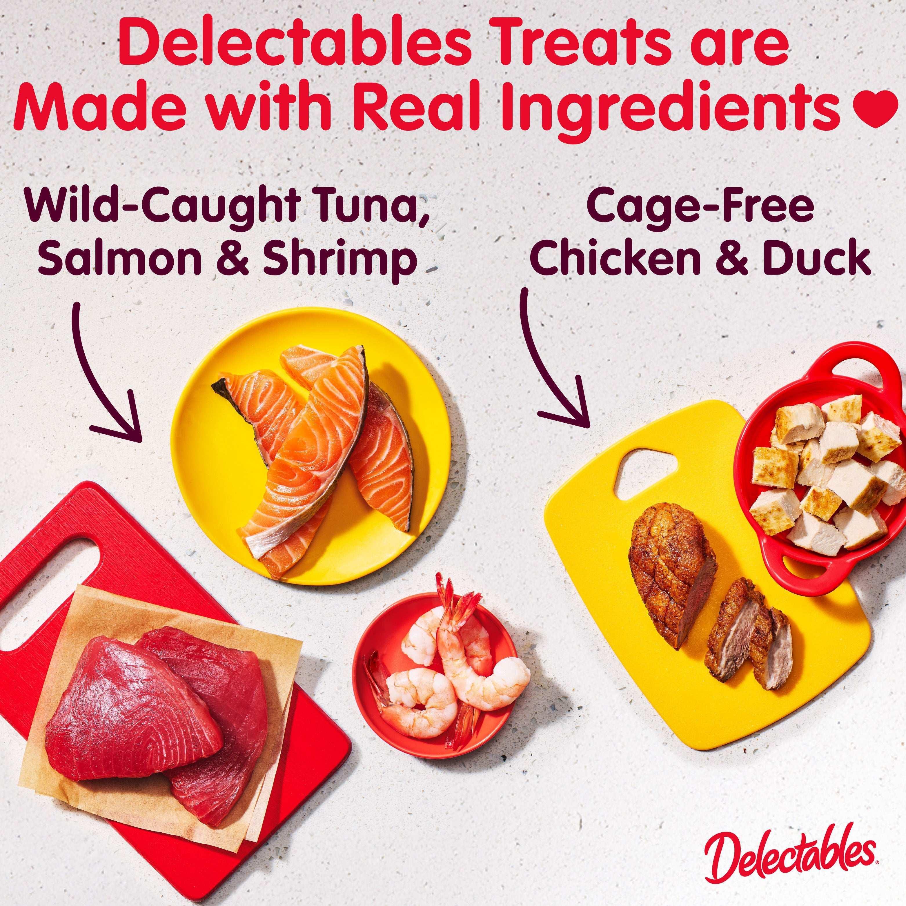 Delectables Squeeze Up Lickable Cat Treats, Chicken &amp; Tuna Variety Pack, 10 Count - Image 2