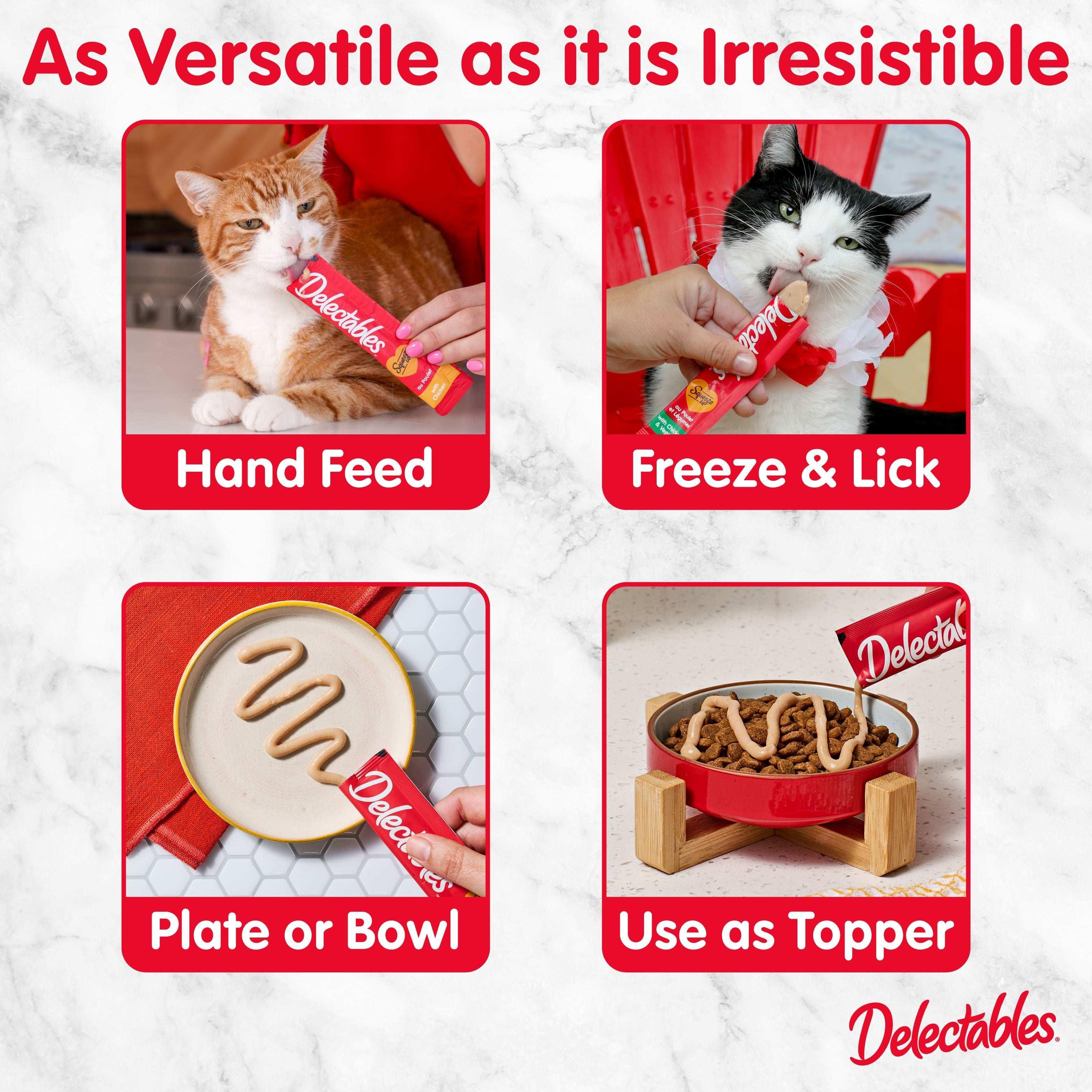 Delectables Squeeze Up Lickable Cat Treats, Chicken &amp; Tuna Variety Pack, 10 Count - Image 5
