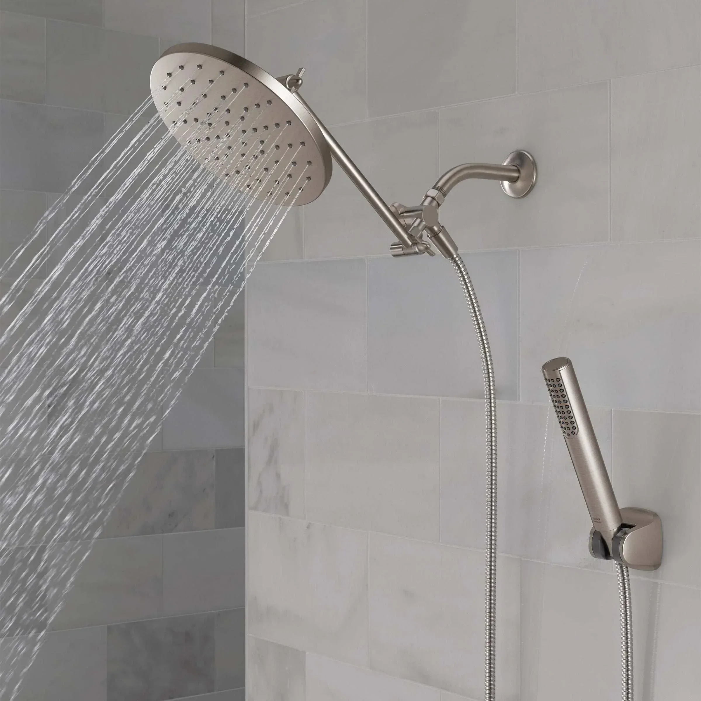 Delta Adjustable Shower Head with Hand Shower - Image 4