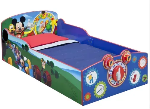 Delta Children Disney Mickey Mouse Wood Toddler Bed - Image 3