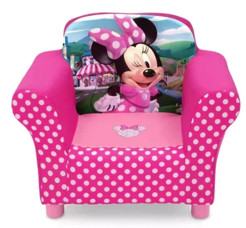 Delta Children Disney Minnie Mouse Upholstered Toddler Chair