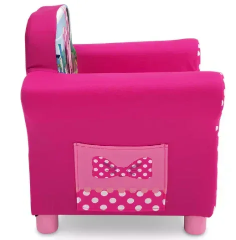 Delta Children Disney Minnie Mouse Upholstered Toddler Chair - Image 3