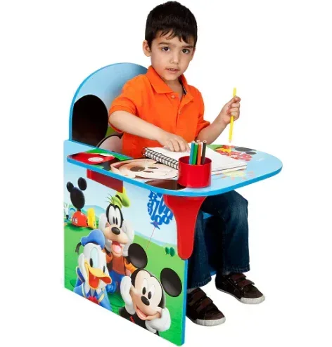 Delta Children Mickey Mouse Chair Desk with Storage Bin - Image 2