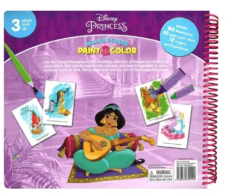 Deluxe Poster Paint & Color: Disney Princess - Image 2