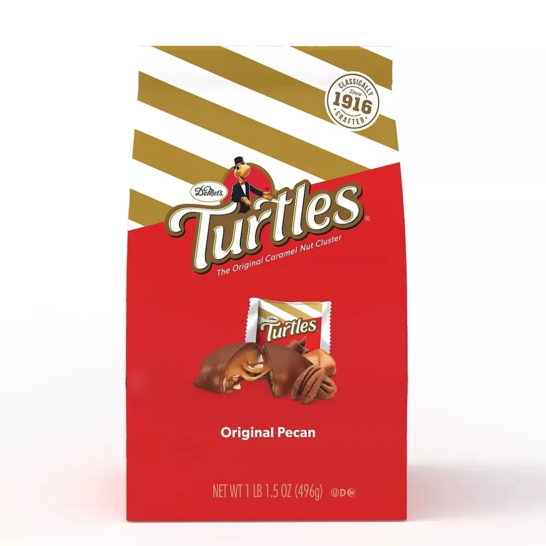 Demet's Turtles Original Pecan, 17.5oz Bag