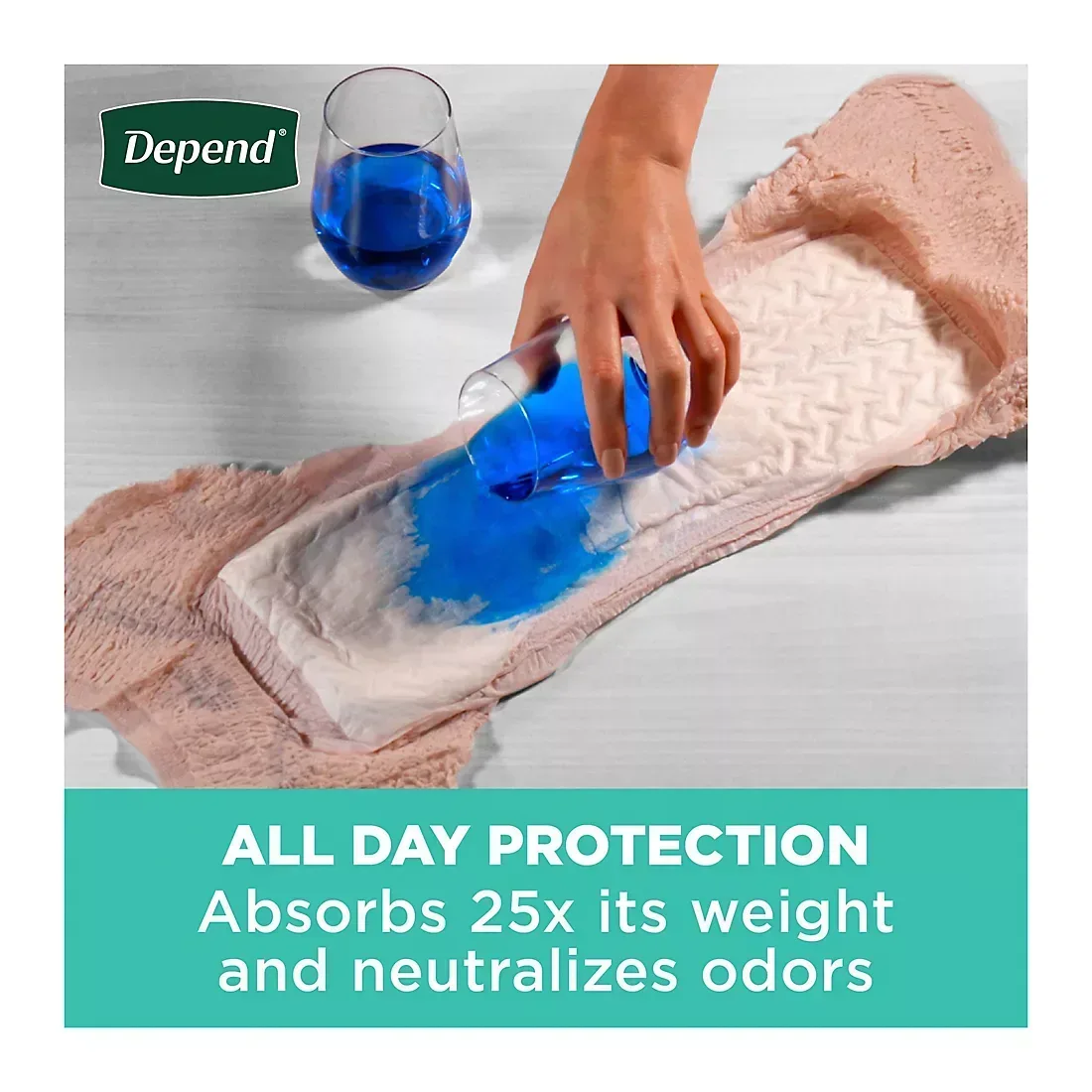 Depend Fresh Protection Adult Incontinence Underwear for Women, Extra-Large - Blush, 80 ct. - Image 5