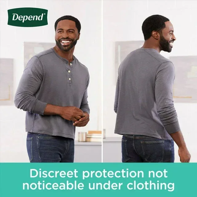 Depend Fresh Protection Incontinence Underwear for Men - Choose Your Size - Image 4