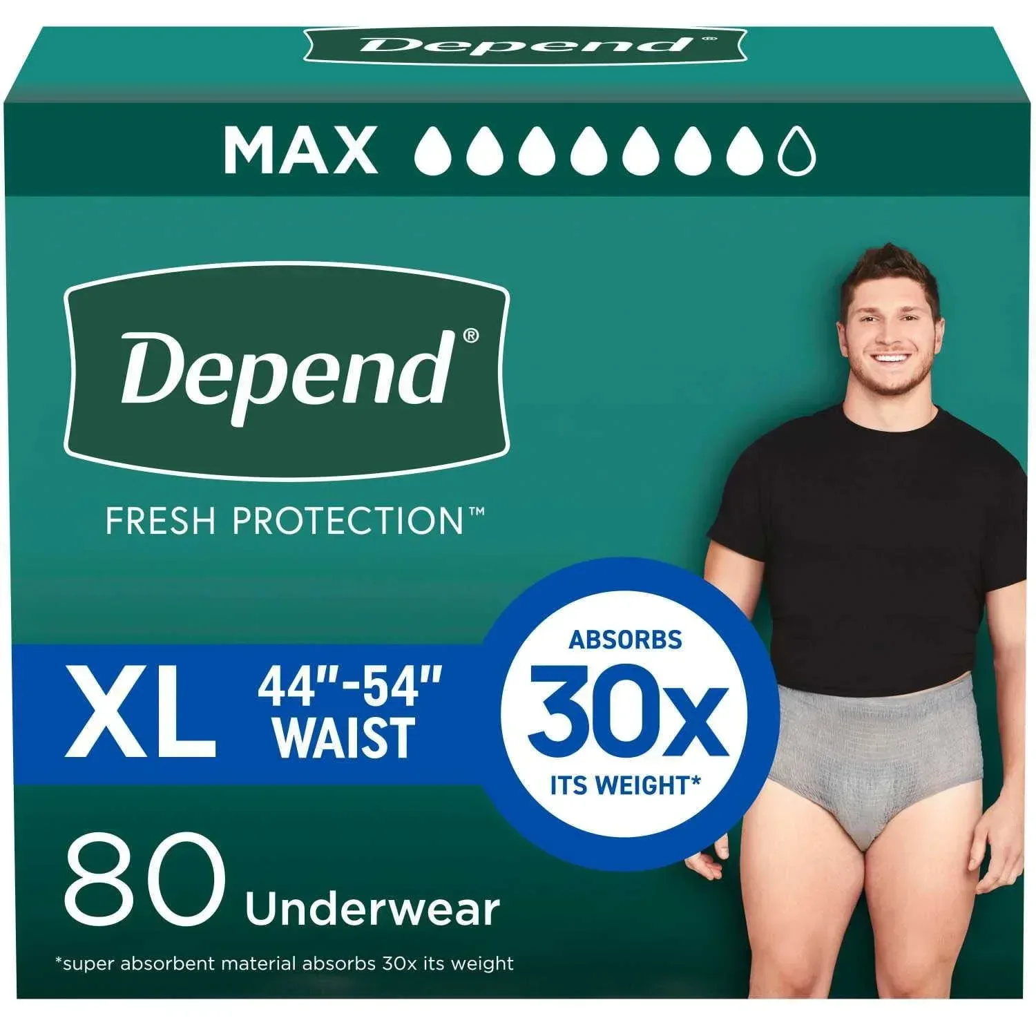 Depend Fresh Protection Incontinence Underwear for Men - Choose Your Size - Image 7