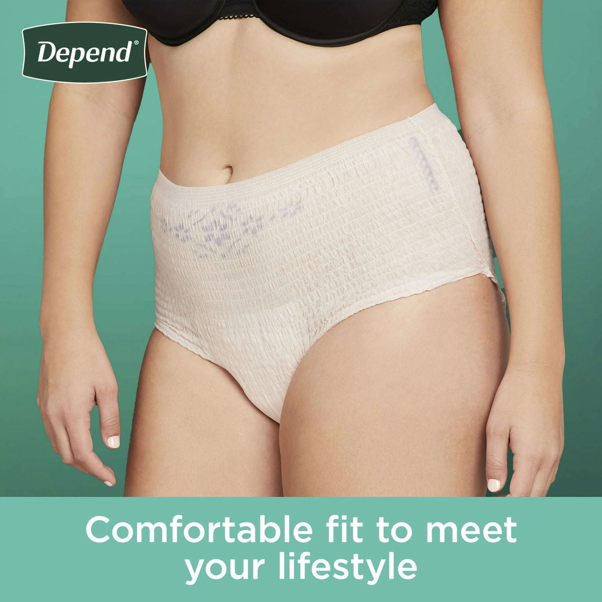 Depend Fresh Protection Incontinence Underwear for Women, Adult Diapers, XL, 26 Count - Image 4
