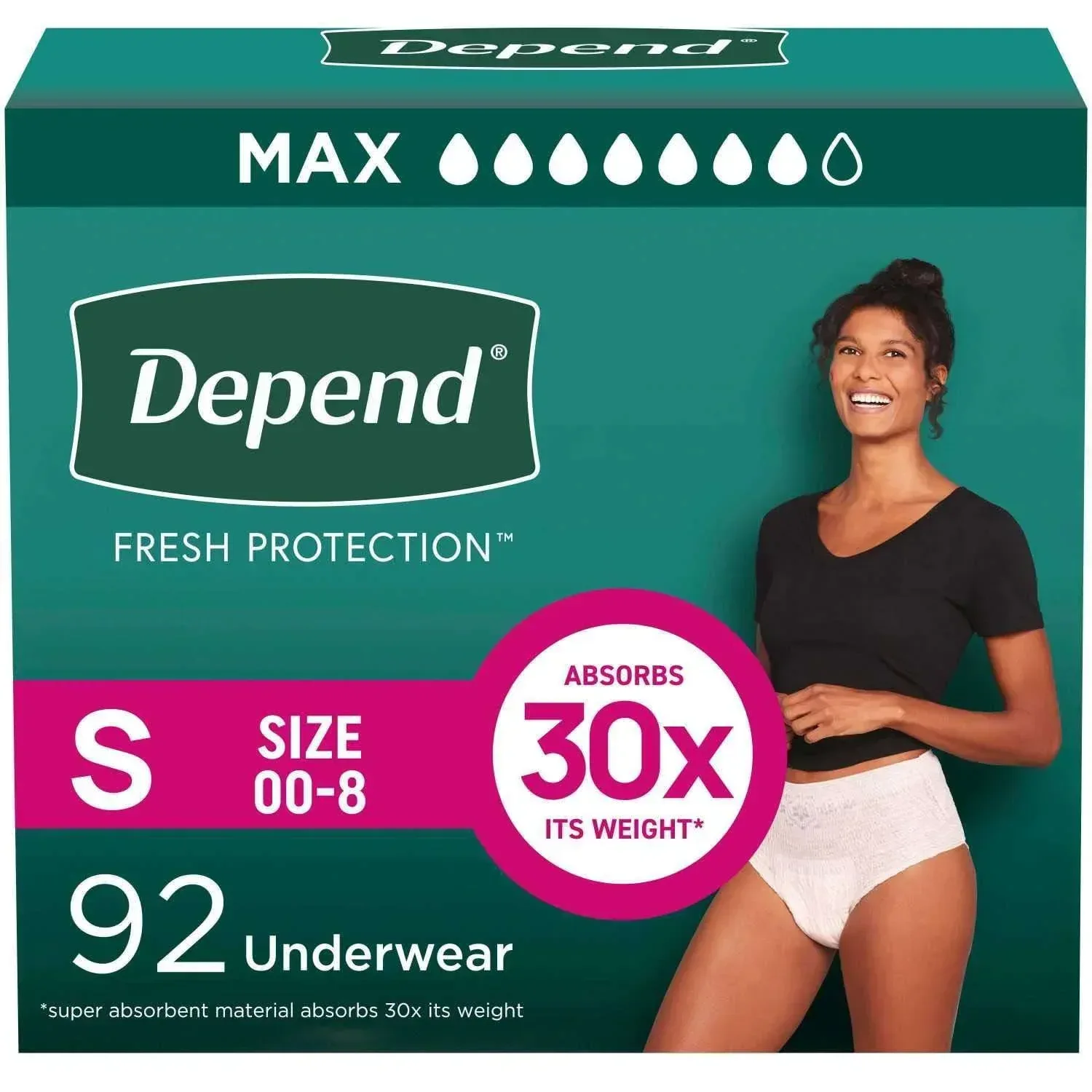 Depend Fresh Protection Incontinence Underwear for Women, Choose Your Size - Image 9
