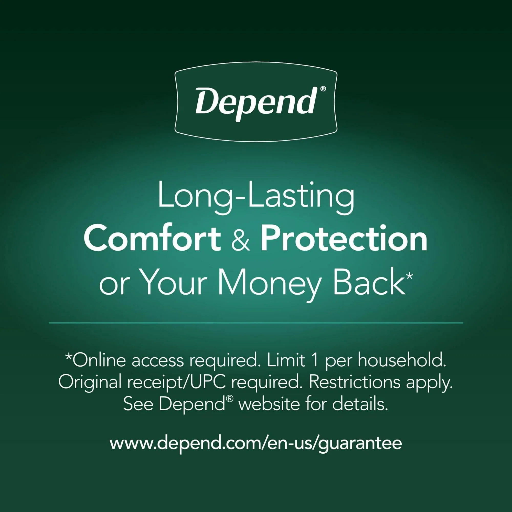 Depend Night Defense Incontinence Underwear for Men, Adult Diapers, XL, 20 Count - Image 6