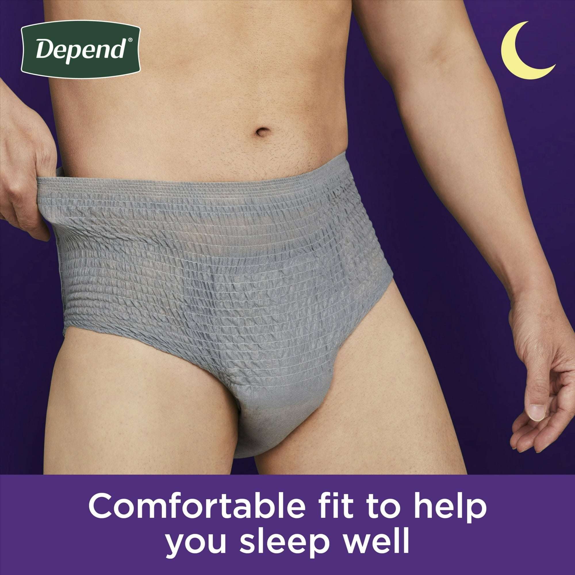 Depend Night Defense Incontinence Underwear for Men, Adult Diapers, XL, 20 Count - Image 8