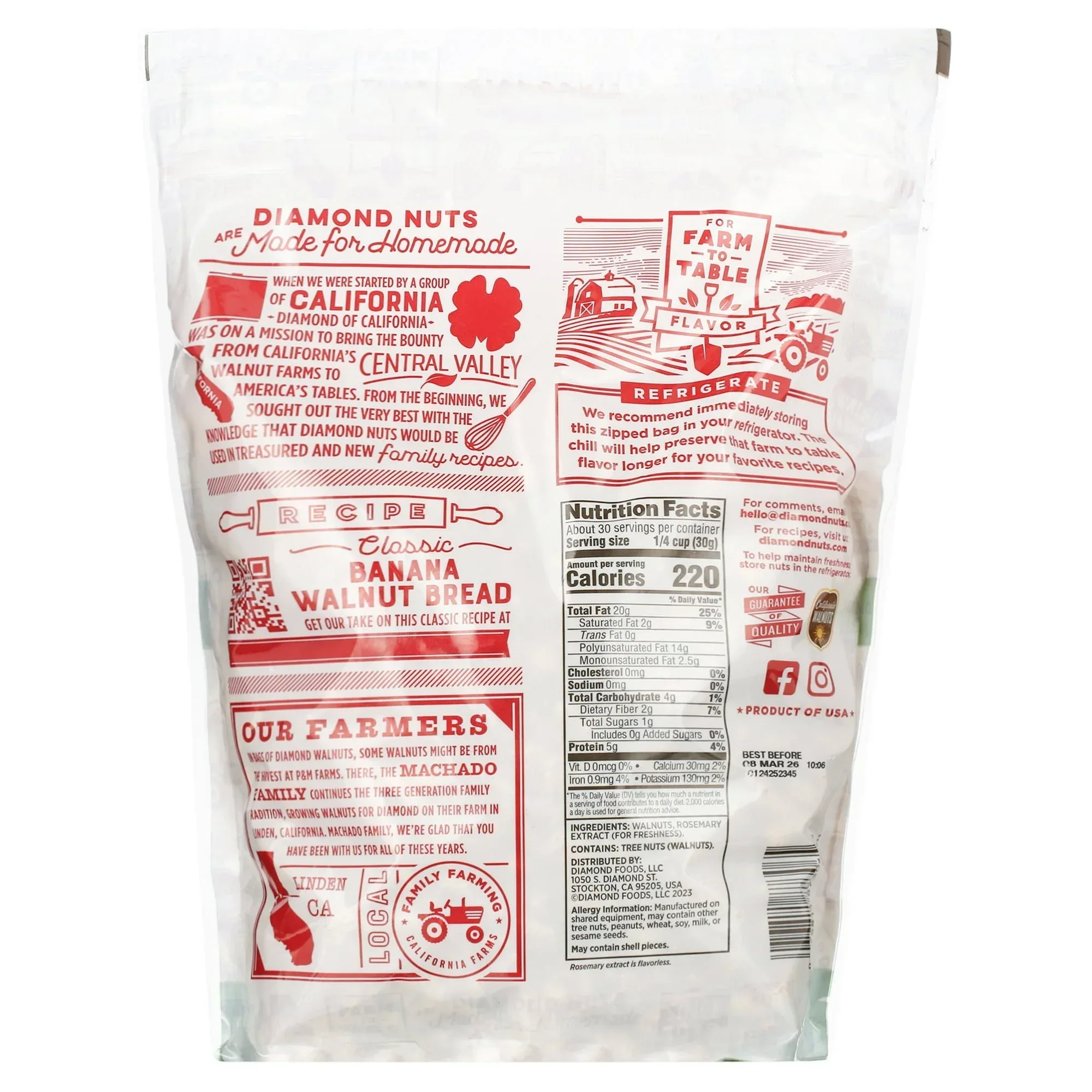 Diamond Shelled Walnuts 32 oz - Image 6