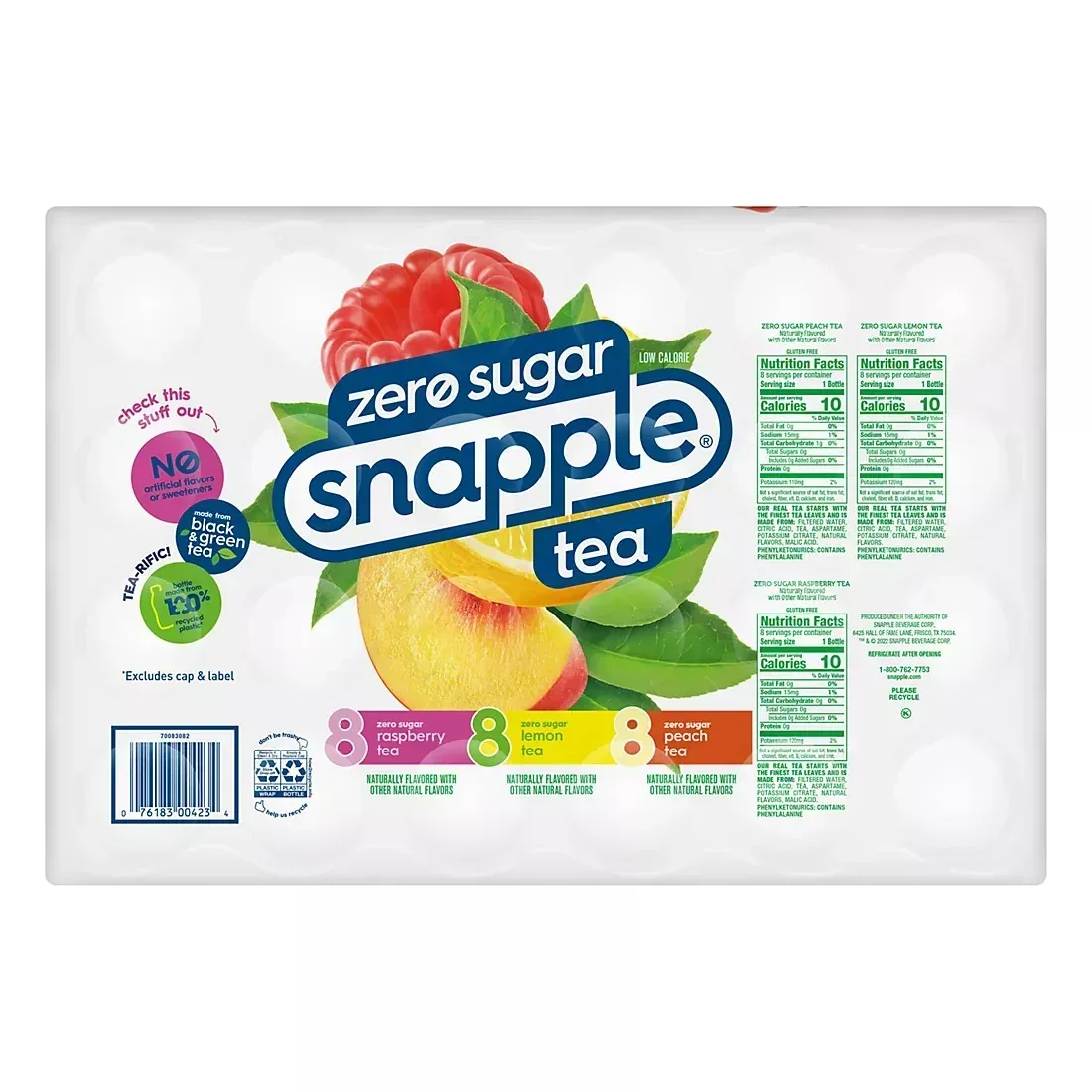 Diet Snapple Ice Tea Variety Pack, 24 pk./20 fl. oz. - Image 2