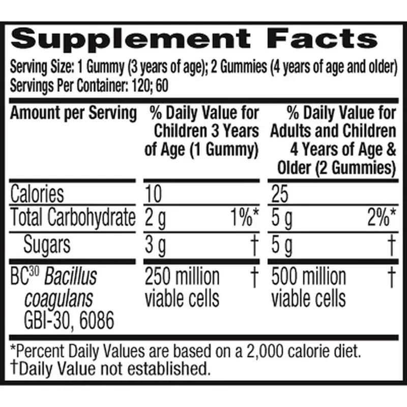 Digestive Advantage Daily Probiotic Gummies (120 Ct.) - Image 6